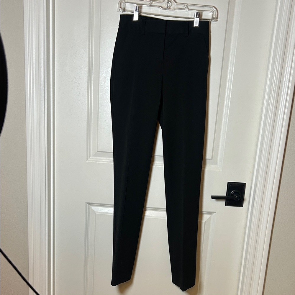 Express Women’s 00R Black Columnist Mid Rise Barely Boot Dress Career Pants